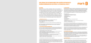 mark-e : formulare : auftragssatz