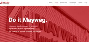 mayweg : konzept : logo : webauftritt : projektsteuerung